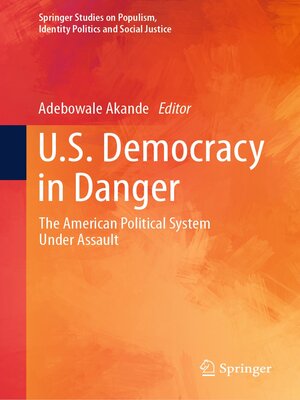 cover image of U.S. Democracy in Danger